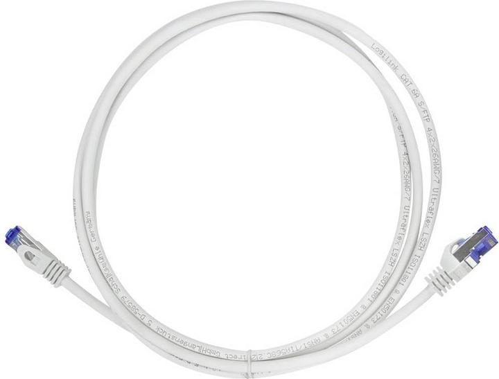 Produktbild LogiLink Patchkabel Ultraflex, Kat.6A, S/FTP, 3.0 m, grau mitCat.7 Rohkabel, extra flexibles & weiches Kabel (S/FTP, CAT6a, 3 m)