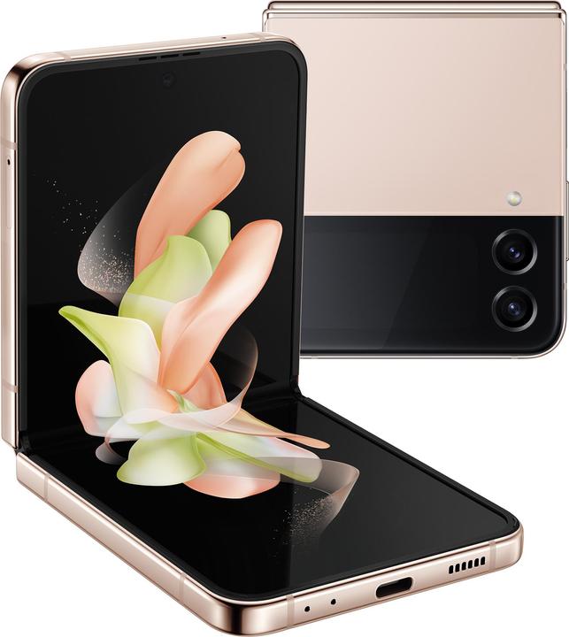 Samsung Galaxy Z Flip4 (512 Go, Or rose, 6.70", SIM + eSIM, 12 Mpx, 5G)