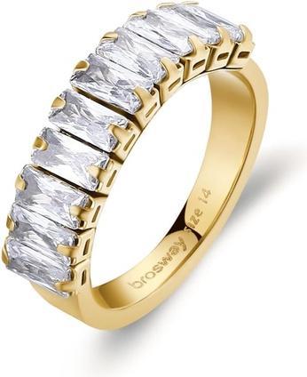 Image du produit Brosway Desideri BEIA002 bague plaquée or étincelante avec zircons - Circuit : 52 mm (52)