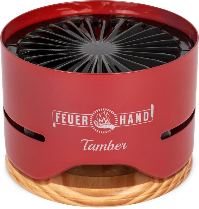 Image du produit Feuerhand Gril de table Tamber, rouge rubis (20 cm)