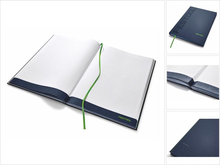 Produktbild Festool Notizbuch (A4, Kariert, Harter Einband)