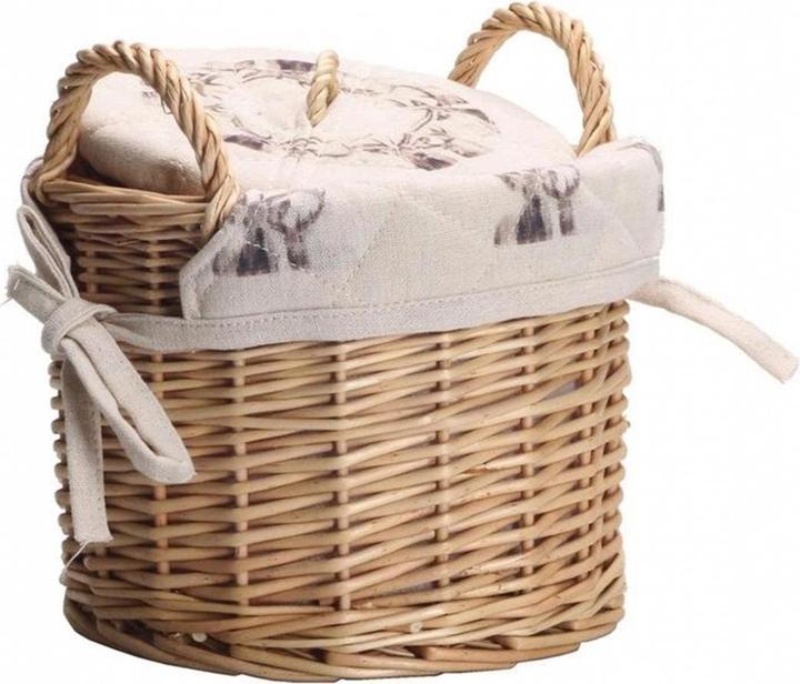 Nouvel Panier de pommes de terre cerf brun/blanc