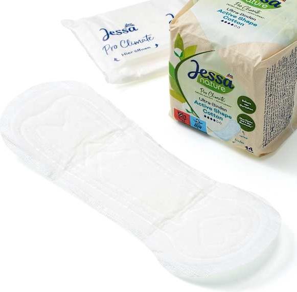 Actual product image dm Jessa Ultra pads Pro Climate nature (Sanitary pads)