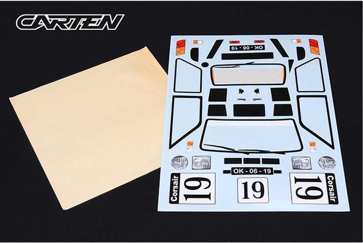 Actual product image Carten Body R5 Turbo M-Chassis Unpainted