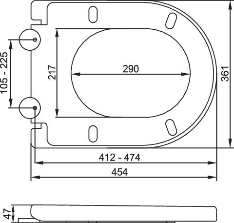 Actual product image Fala WC-Sitz