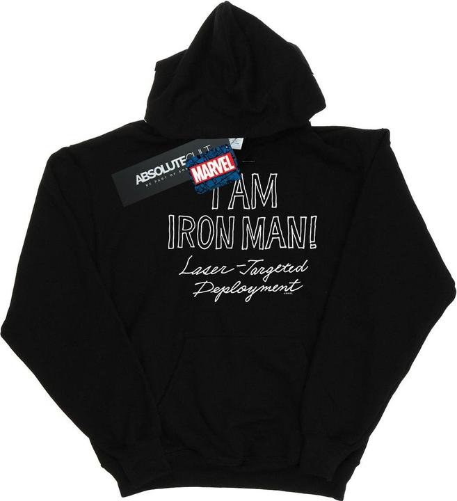 Immagine prodotto I Am Iron Man Felpa con Cappuccio Donna (M)