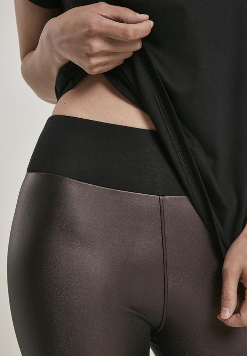 Immagine prodotto Urban Classics Leggings a vita alta in pelle sintetica da donna (XS)