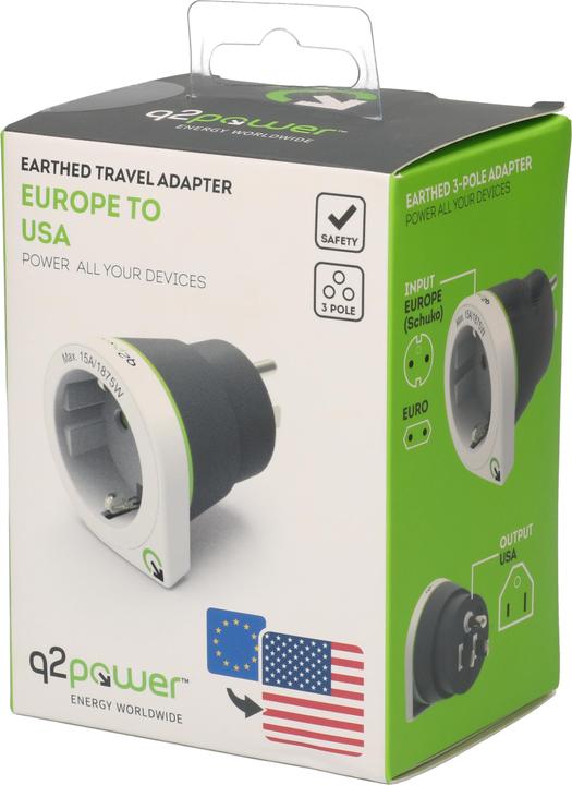 Image du produit Q2 Power Adaptateur de voyage Q2Power