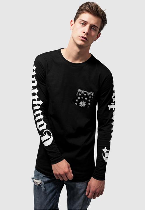 Produktbild Mister Tee Compton Pocket Bandana Longsleeve (XS)