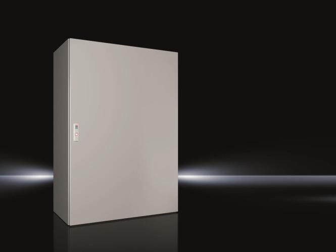 Actual product image Rittal AX 1281.000 Switch cabinet 800 x 1200 x 400 sheet steel light grey (RAL 7035) 1pce.