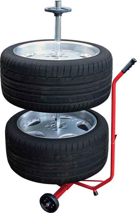 Actual product image Wiltec Movable Tire stand / Rim tree for personal vehicles Tires up to 225 mm