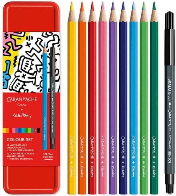 Produktbild Caran d'Ache Farbset Keith Haring Sonderedition (Mehrfarbig, 11 x)