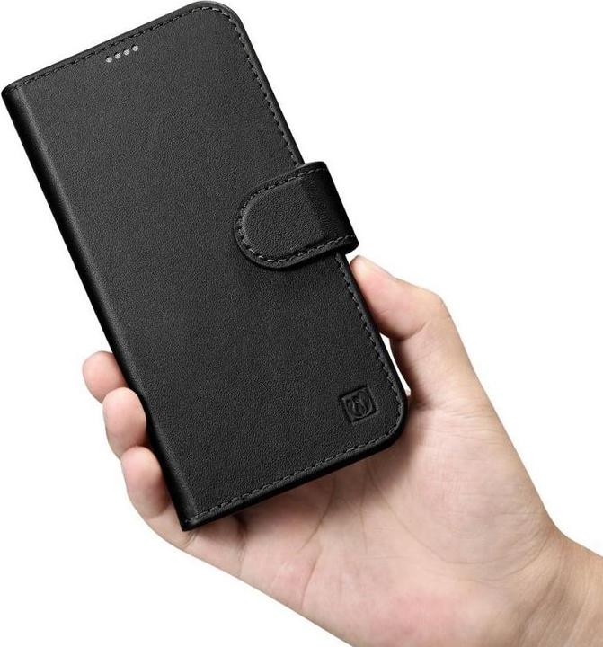 Actual product image iCarer wallet case 2 in1 cover iPhone 14 Pro leather flip cover antiRFID black (WMI14220726-BK) (Apple iPhone 14 Pro)