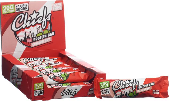 Immagine prodotto Chiefs Protein Bar (Fragola, 12 pz., 660 g)