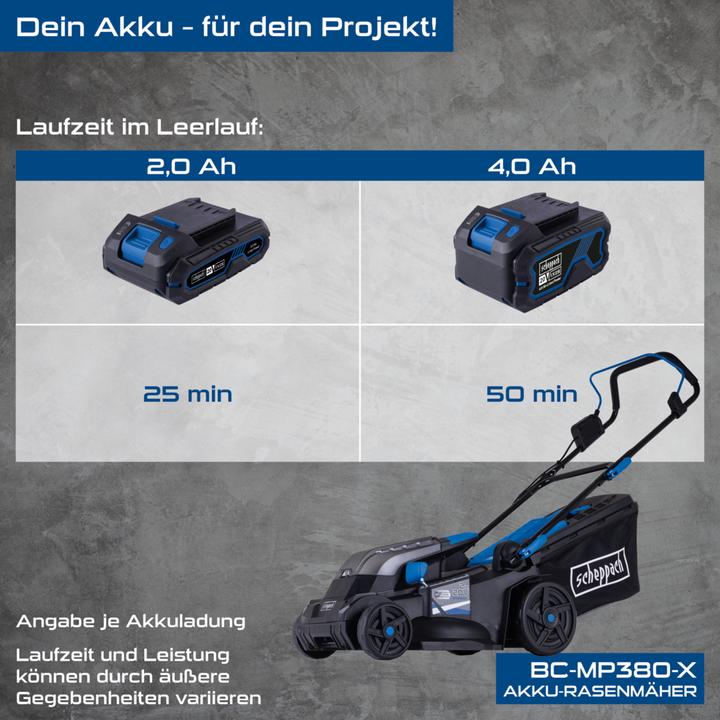 Image du produit Scheppach BC-MP380-X - Ensemble XL2 (Fonctionnement sur batterie)