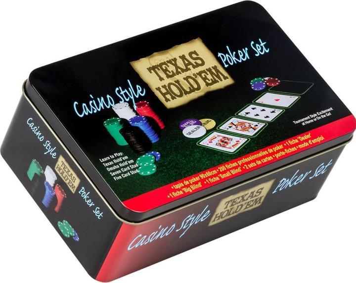 Produktbild Games Planet Pokerset 200 Chips Metallbox