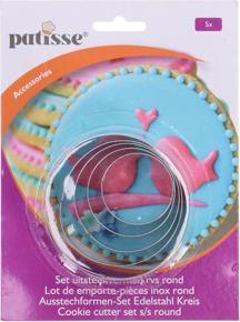 Actual product image Patisse Biscuit Cutter Circle Set 5 pieces