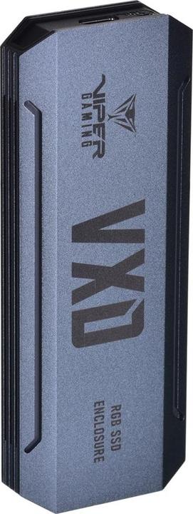 Actual product image Patriot ext storage enclosure for NVMe SSD USB 3.2 RGB (M.2 2242, M.2 2230, M.2 2280, M.2 2260)