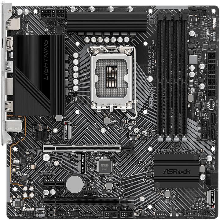 Actual product image AsRock Z790M Phantom Gaming Lightning/D4 DDR4 So.1700 retail (LGA 1700, Intel Z790, mATX)
