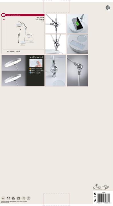 Image du produit Paulmann Numis, y compris la charge sans fil (1150 lm)