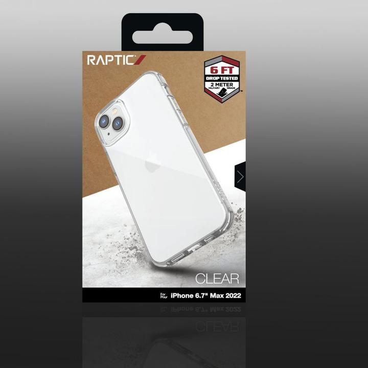 Actual product image X-Doria Raptic Clear Case iPhone 14 Plus Armor Clear Cover (Apple iPhone 14 Plus)