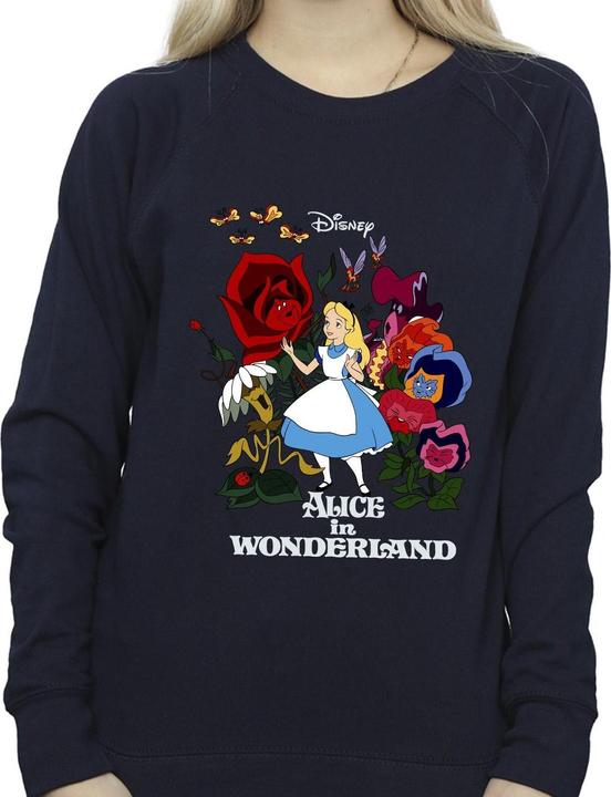 Produktbild Disney Alice im Wunderland Blumen Sweatshirt (M)