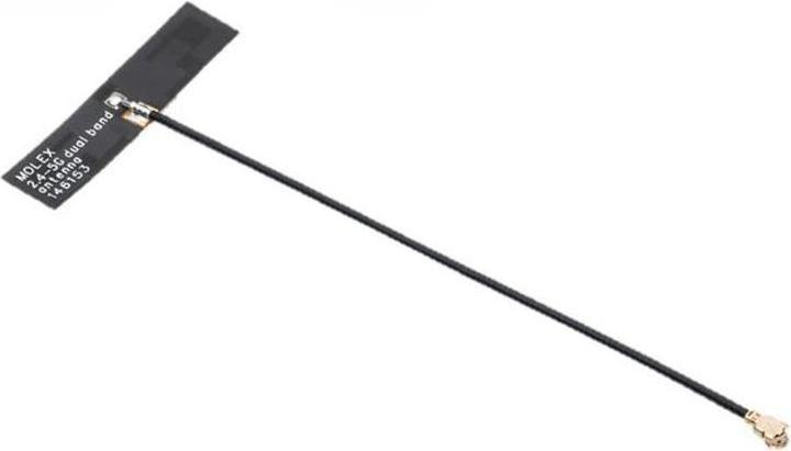 Produktbild Molex Flexible 6E WLAN-Antenne, 3.7 dBi, MHF4, 35mm, Klebebefestigung (WLAN)