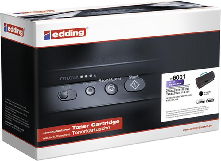 Image du produit Edding Toner 18-6001 comme Lexmark E260A21E noir - unité de toner (CF)
