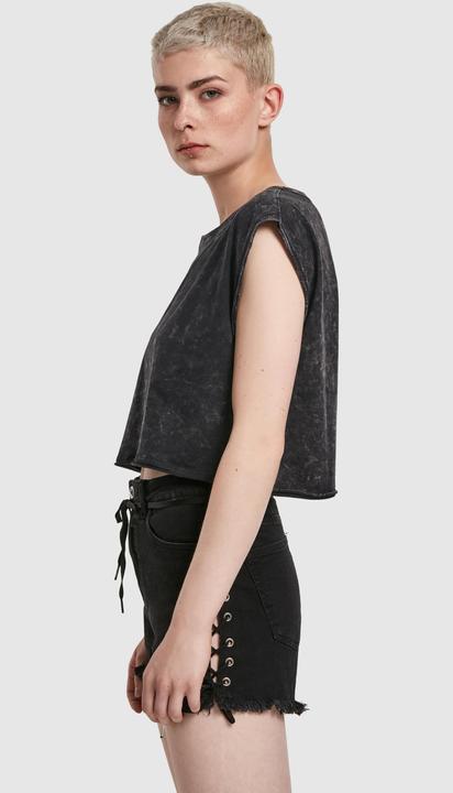 Produktbild Urban Classics Ladies Short Acid Wash Tee (5XL)