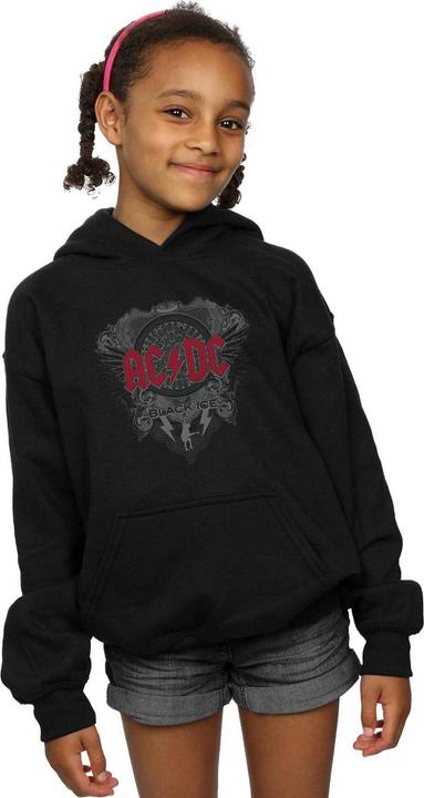 AC/DC Black Ice With Red Kapuzenpullover Mädchen