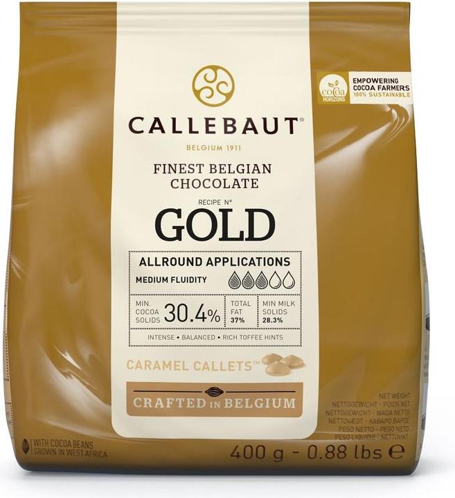 Immagine prodotto Callebaut Cioccolato Pebble - Oro - 400 g (400 g)