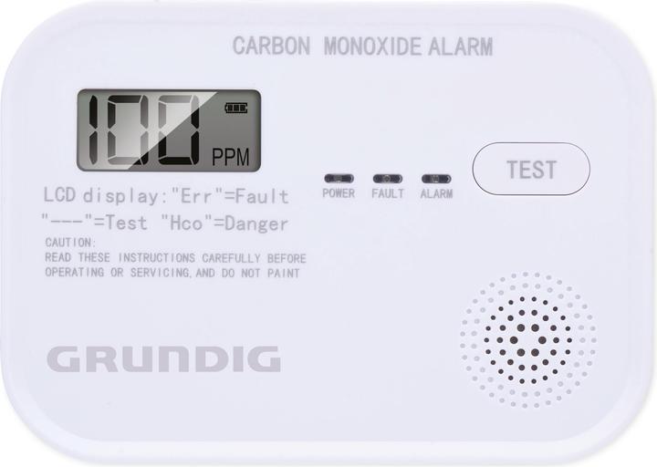 Actual product image Grundig Carbon monoxide detector