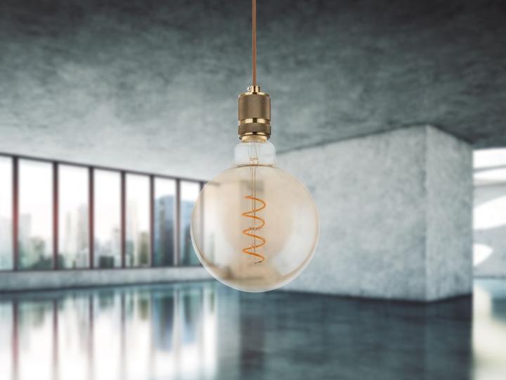 Immagine prodotto Globo Lampadina LED in ottone 1xE27 LED Duban (E27, 4 W, 200 lm, 1 x, G)