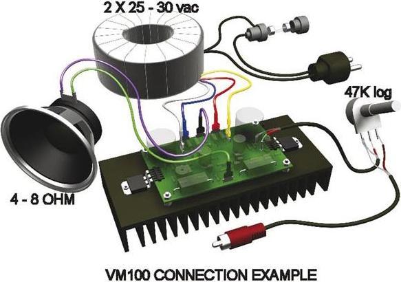 Image du produit Whadda Module amplificateur de puissance 200w (Booster)