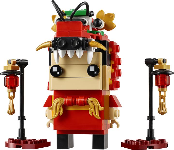 Produktbild LEGO BrickHeadz DrachentanzMann (40354, LEGO Brickheadz)