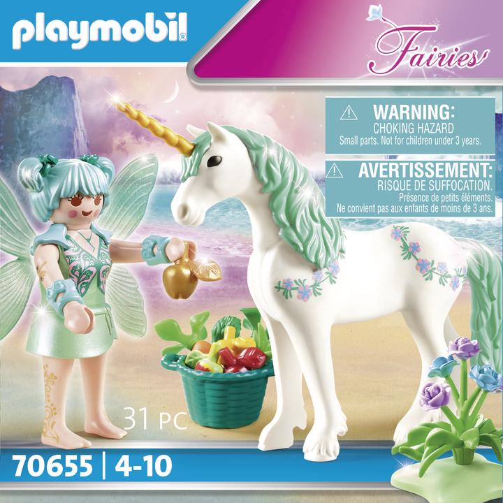 Produktbild Playmobil Einhorn mit Fütter-Fee (70655)
