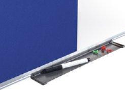 Productafbeelding Bi-Office Combinatiebord MAYA, gecombineerd prikbord en whiteboard, kurk of vilt, verschillende afmetingen (600 x 450 mm)