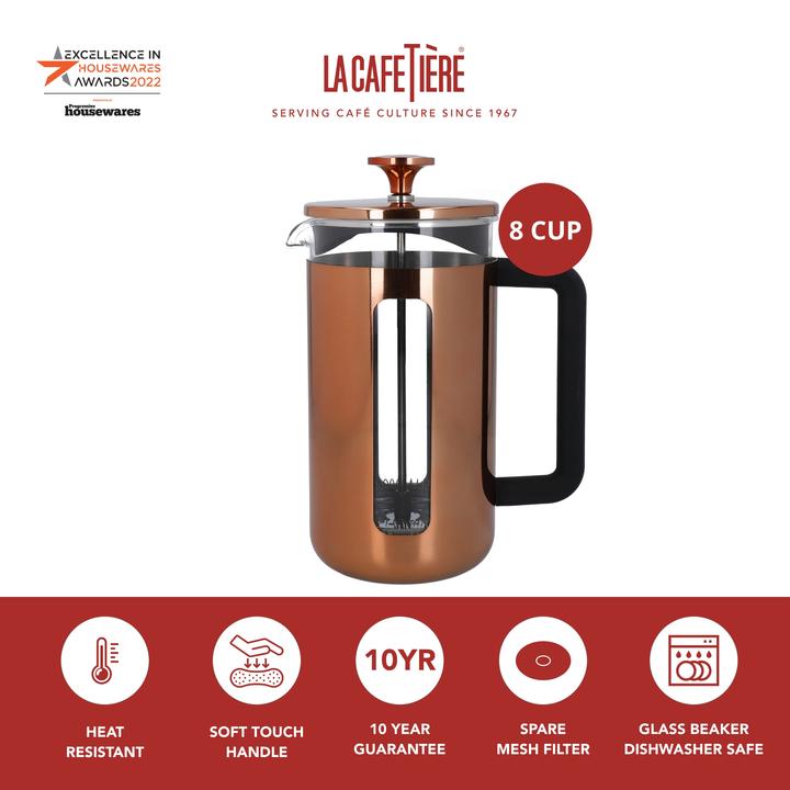 Image du produit La Cafetière Pisa Cafetiere 8 tasses (1 l)
