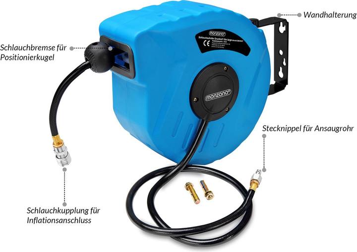 Actual product image Deuba Druckluftschlauch Aufroller