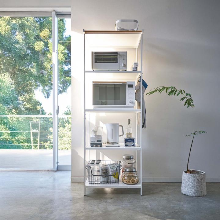 Actual product image Yamazaki 5-tier storage shelf TOWER