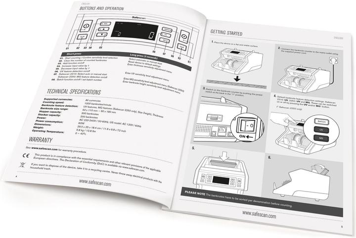 Image du produit Safescan 2210 (Compteuse de billets)