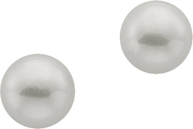 Produktbild Muau Stud earrings white gold 750 freshwater pearl 7mm (18K 750, Gold)