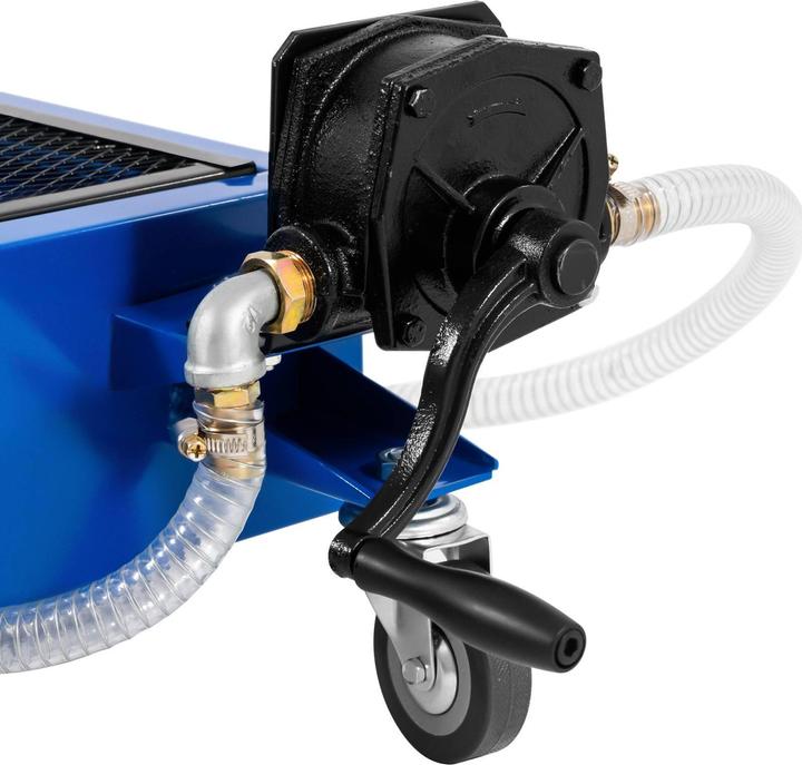 Actual product image MSW Ölwanne Ölauffangbehälter Ölauffangwanne Werkstatt aus Stahl 65 L Handpumpe