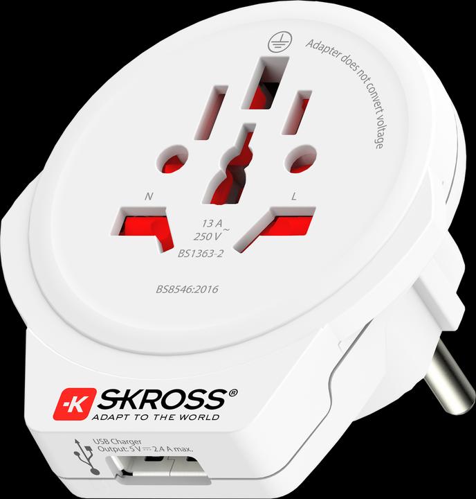 Immagine prodotto Skross Adattatore da viaggio e caricatore USB