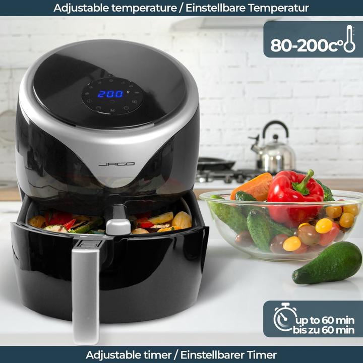 Actual product image Jago Heissluftfritteuse 5.5L