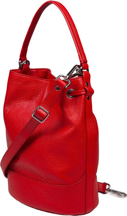 Immagine prodotto Zanellato monda daily day s leather bucket bag red color