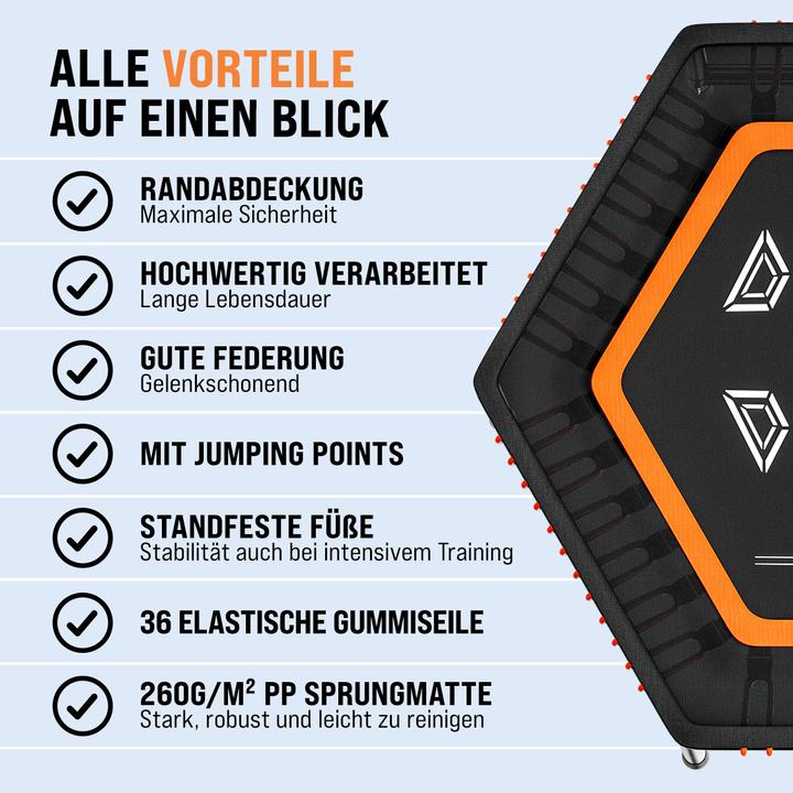 Produktbild Monzana Fitnesstrampolin (120 cm)