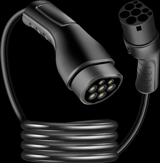 Actual product image LogiLink E-car charging cable (Type 2, 22 kW, 32 A, 2.50 m)