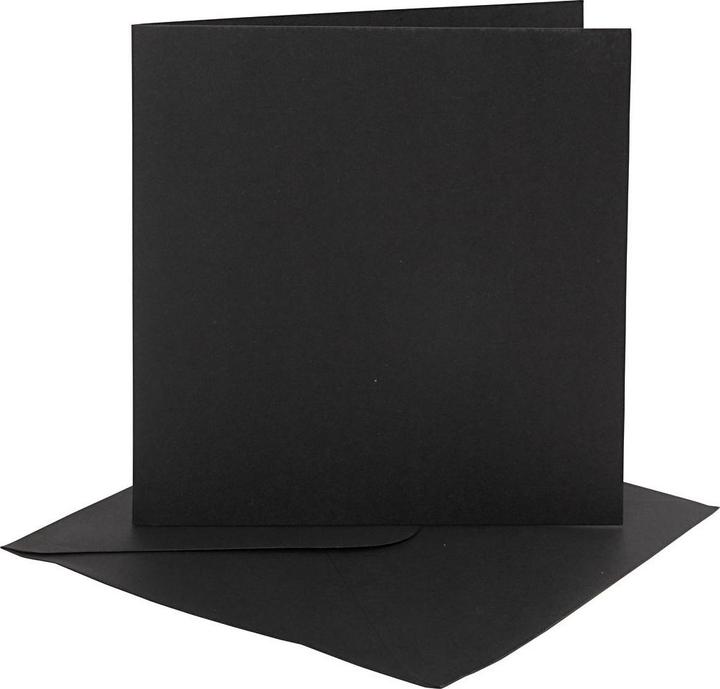 Produktbild Creativ Company Karten und Umschläge Schwarz, 4 Stk. (4 Stk.)