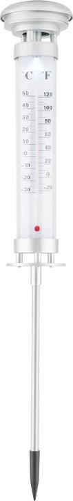 Actual product image Grundig Solar LED lamp with thermometer